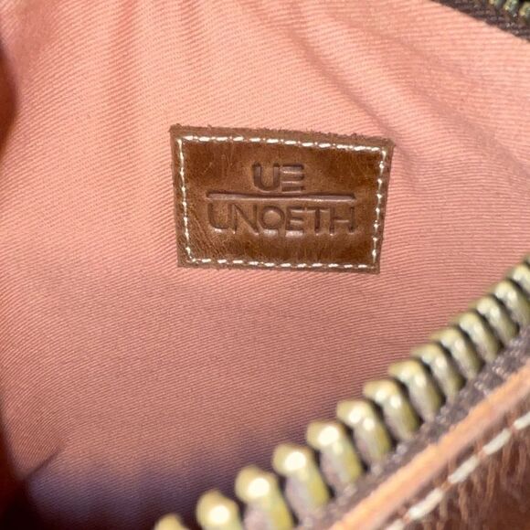 UNOETH Leather Crossbody Brown Small - Picture 10 of 10